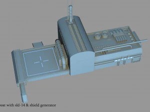 imperial outpost 3D Model