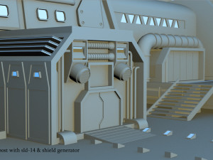 imperial outpost 3D 模型