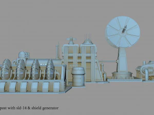 imperial outpost 3D Model