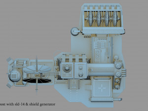 imperial outpost 3D 模型