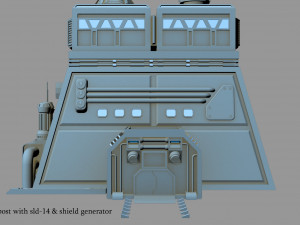 imperial outpost 3D 模型