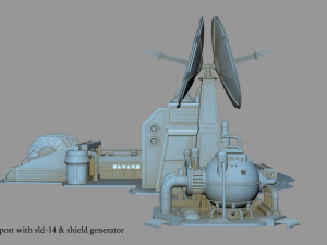 imperial outpost 3D 模型
