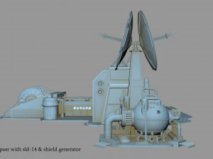 imperial outpost 3D Model