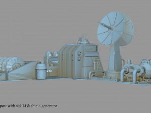 imperial outpost 3D 模型