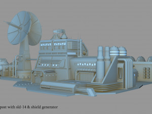 imperial outpost 3D 模型