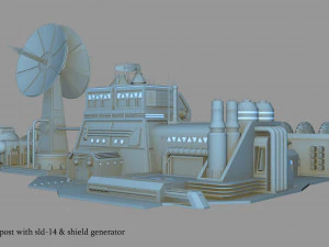 imperial outpost 3D Model