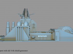 imperial outpost 3D 模型