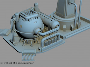 imperial outpost 3D 模型