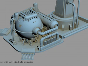 imperial outpost 3D Model