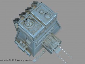 imperial outpost 3D 模型