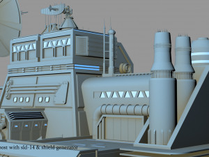 imperial outpost 3D 模型