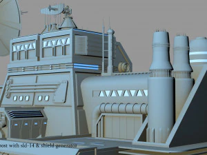 imperial outpost 3D Model