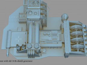 imperial outpost 3D Model