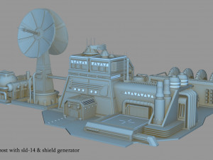 imperial outpost 3D 模型