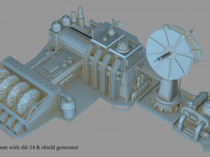 imperial outpost 3D Model