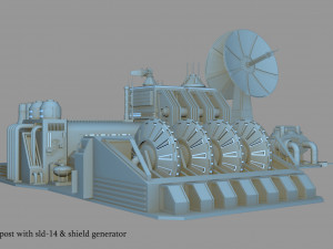 imperial outpost 3D 模型