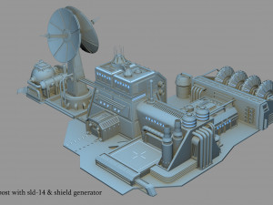 imperial outpost 3D 模型