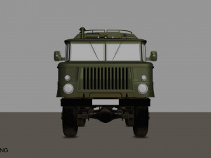 gaz 66 kung Modelo 3D