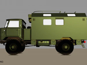 gaz 66 kung 3D Model
