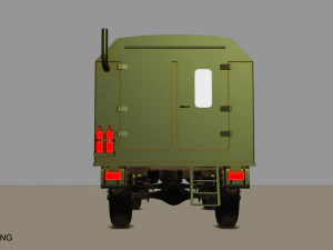 gaz 66 kung 3D Model