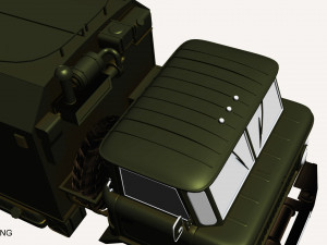 gaz 66 kung Modelo 3D
