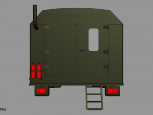 gaz 66 kung Modelo 3D