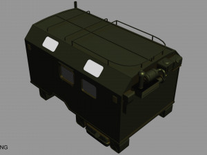 gaz 66 kung Modelo 3D