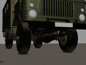 gaz 66 kung 3D Model