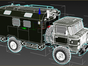 gaz 66 kung Modelo 3D