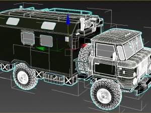 gaz 66 kung 3D Model