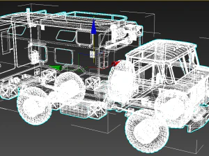 gaz 66 kung 3D Model
