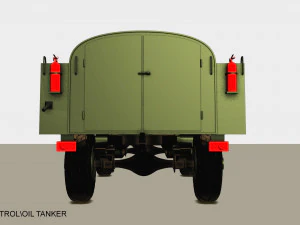 gaz 66 petrol-oil tanker 3D Model