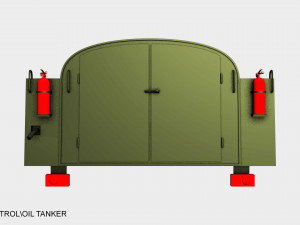 gaz 66 petrol-oil tanker 3D Model