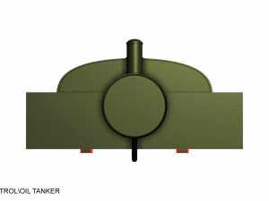 gaz 66 petrol-oil tanker 3D Model