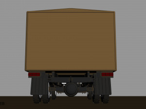 gaz 53 hleb Model 3D