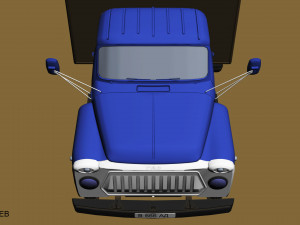 gaz 53 hleb Model 3D