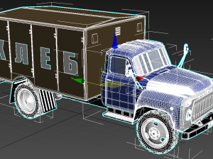 gaz 53 hleb Model 3D