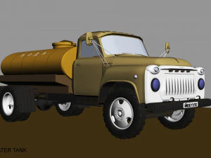 ガス53水タンク 3Dモデル