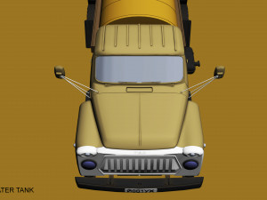 gaz 53 water tank 3Dモデル