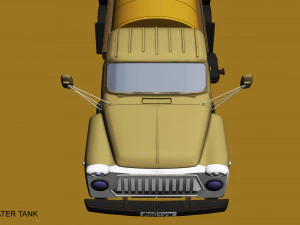 gaz 53 water tank 3D Model