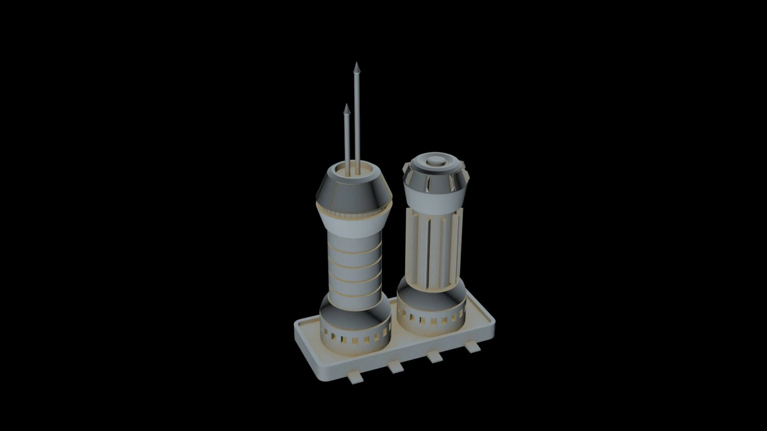 starship detail 1 3D Model .c4d .max .obj .3ds .fbx .stl .blend 
