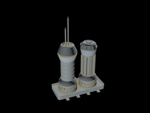starship detail 1 3D Model