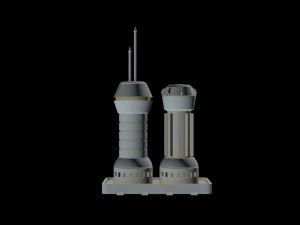 starship detail 1 3D Model