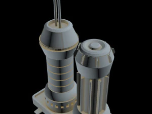 starship detail 1 3D Model