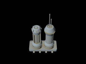 starship detail 1 3D Модель