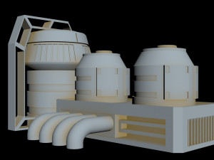 starship detail 2 3D Model