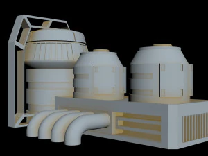 starship detail 2 3D Model