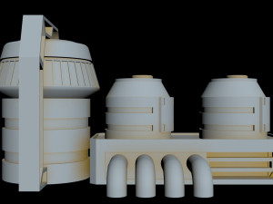 starship detail 2 3D Model