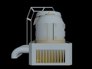 starship detail 2 3D Model