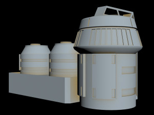 starship detail 2 3D Model